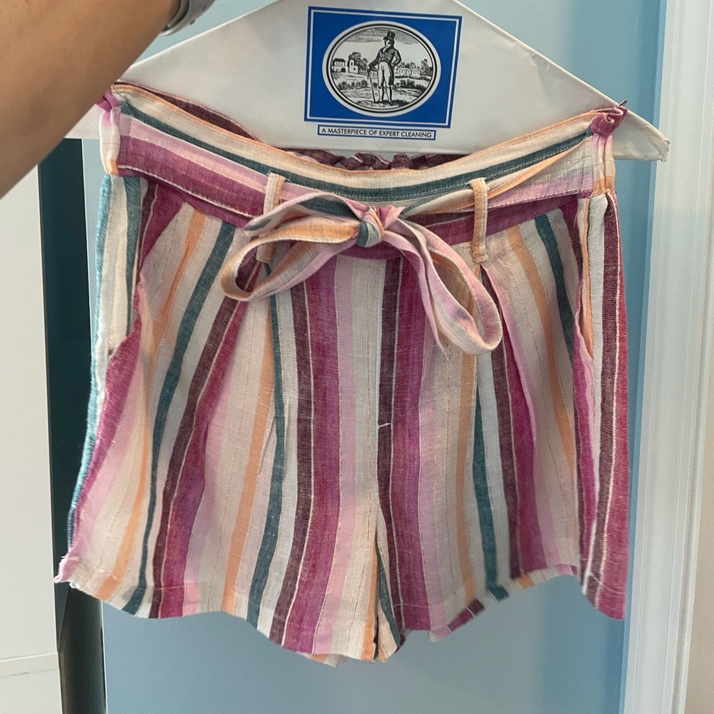 Altar’d state striped sparkly colorful shorts